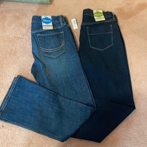 2 old navy jeans size 8 brand new